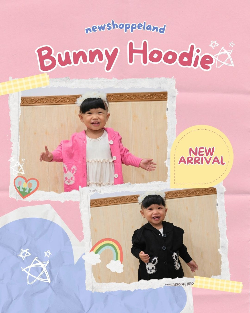 (KIDS SERIES) Bunny Cardigan Rajut Premium
