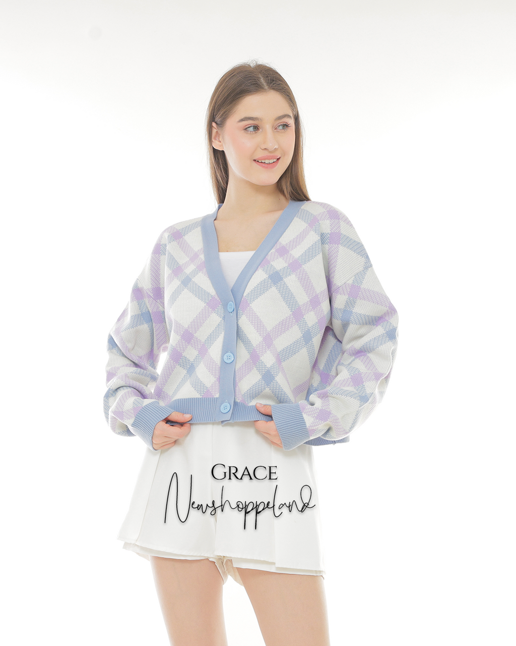Grace Crop Cardigan Oversize Premium