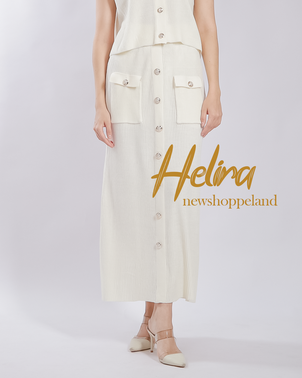 (Special 5th Anniversary) Helira Knit Long Skirt