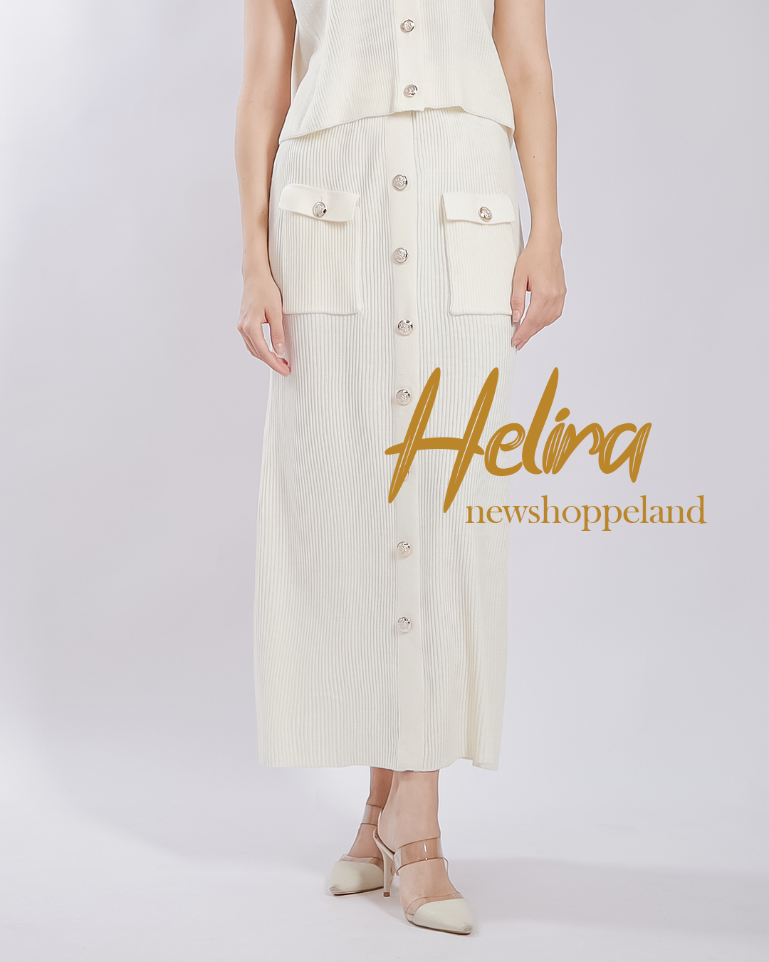 (Special 5th Anniversary) Helira Knit Long Skirt