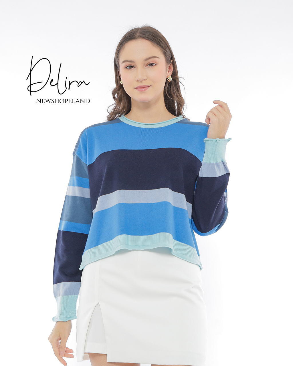 Delira Crop Sweater Premium