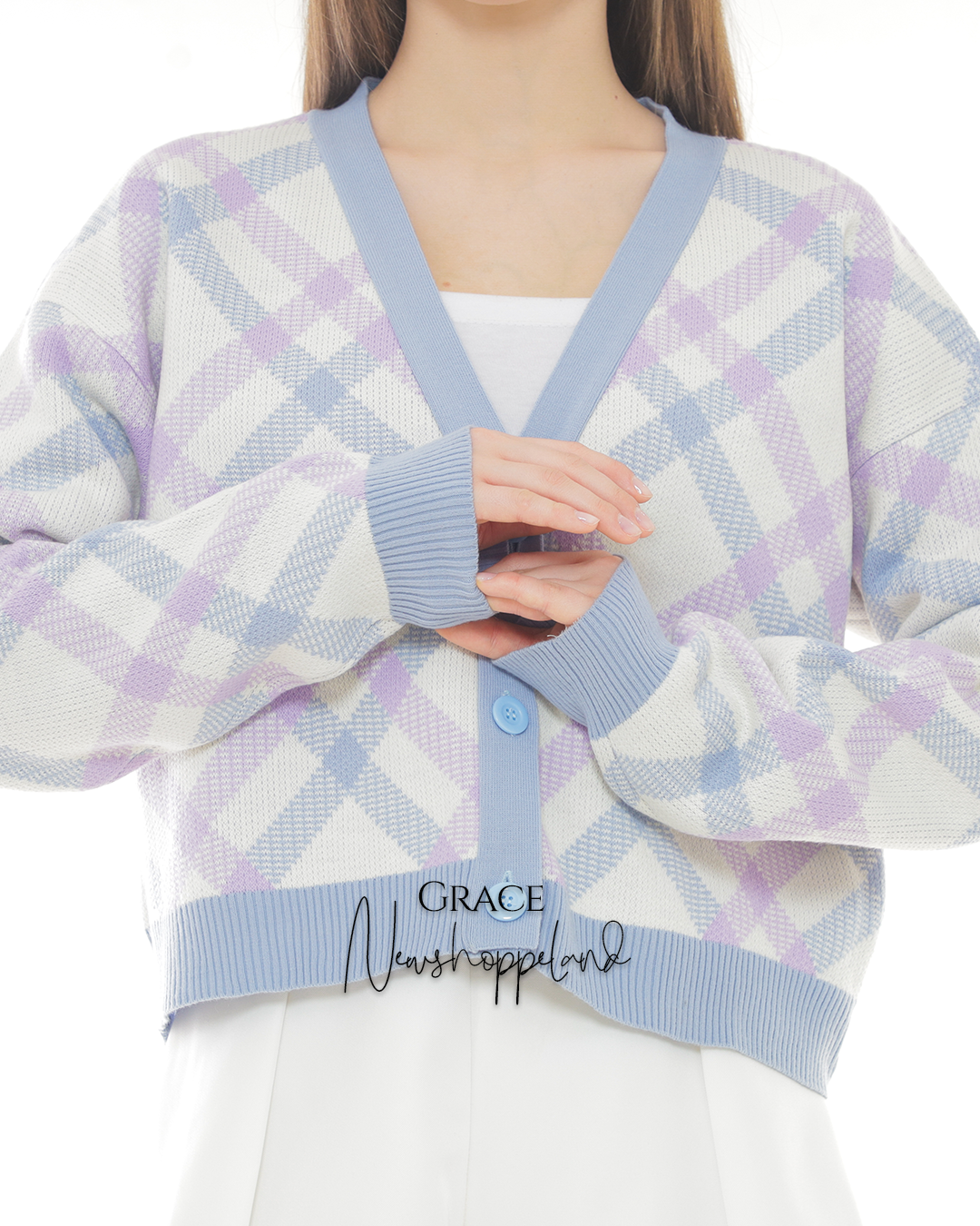 Grace Crop Cardigan Oversize Premium