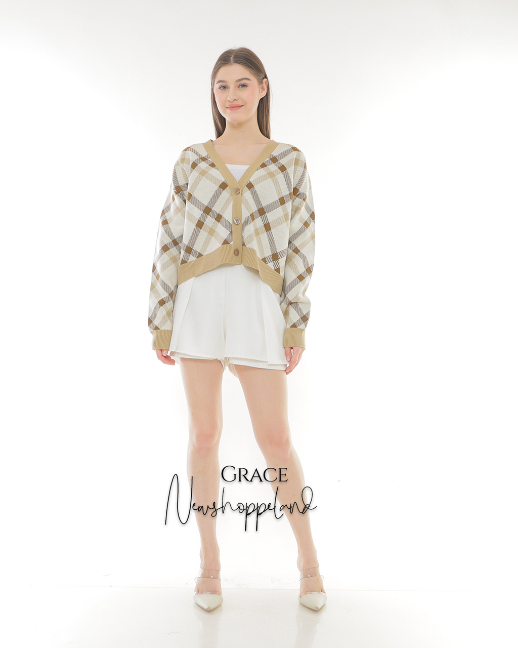 Grace Crop Cardigan Oversize Premium