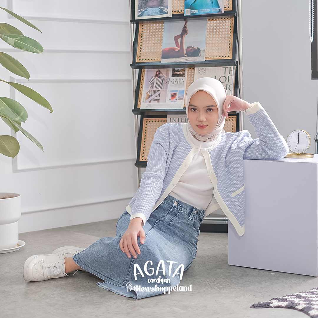 Agata Pocket Knit Crop Cardigan