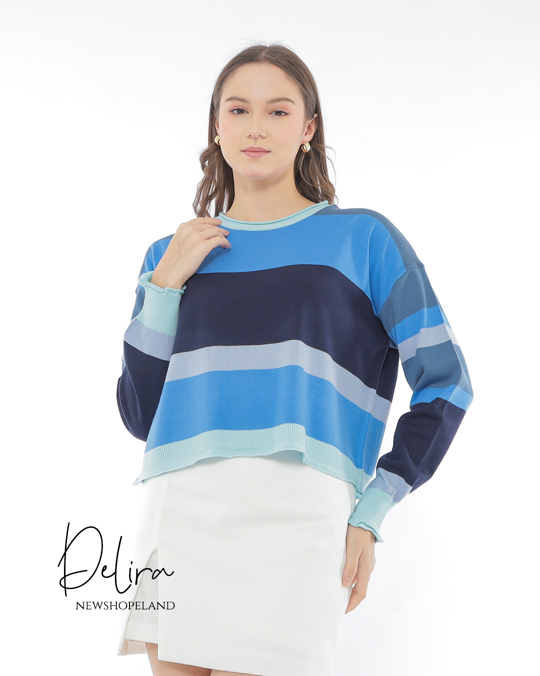Delira Crop Sweater Premium
