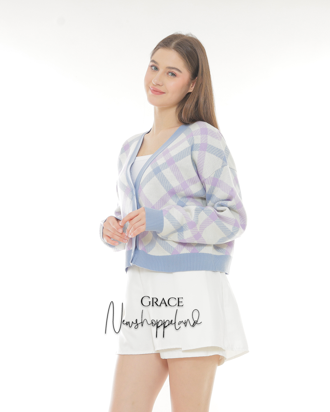 Grace Crop Cardigan Oversize Premium