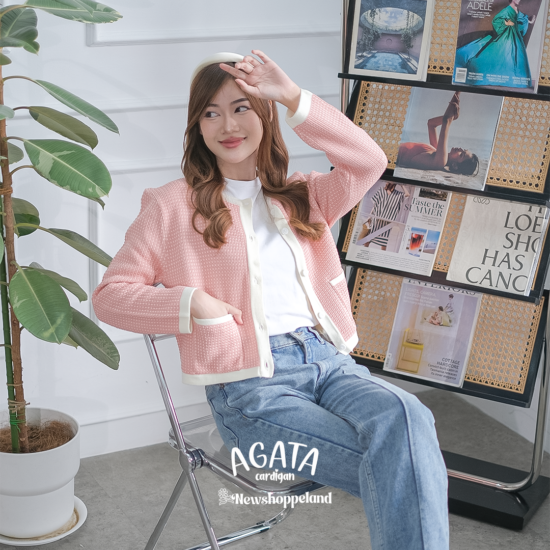 Agata Pocket Knit Crop Cardigan