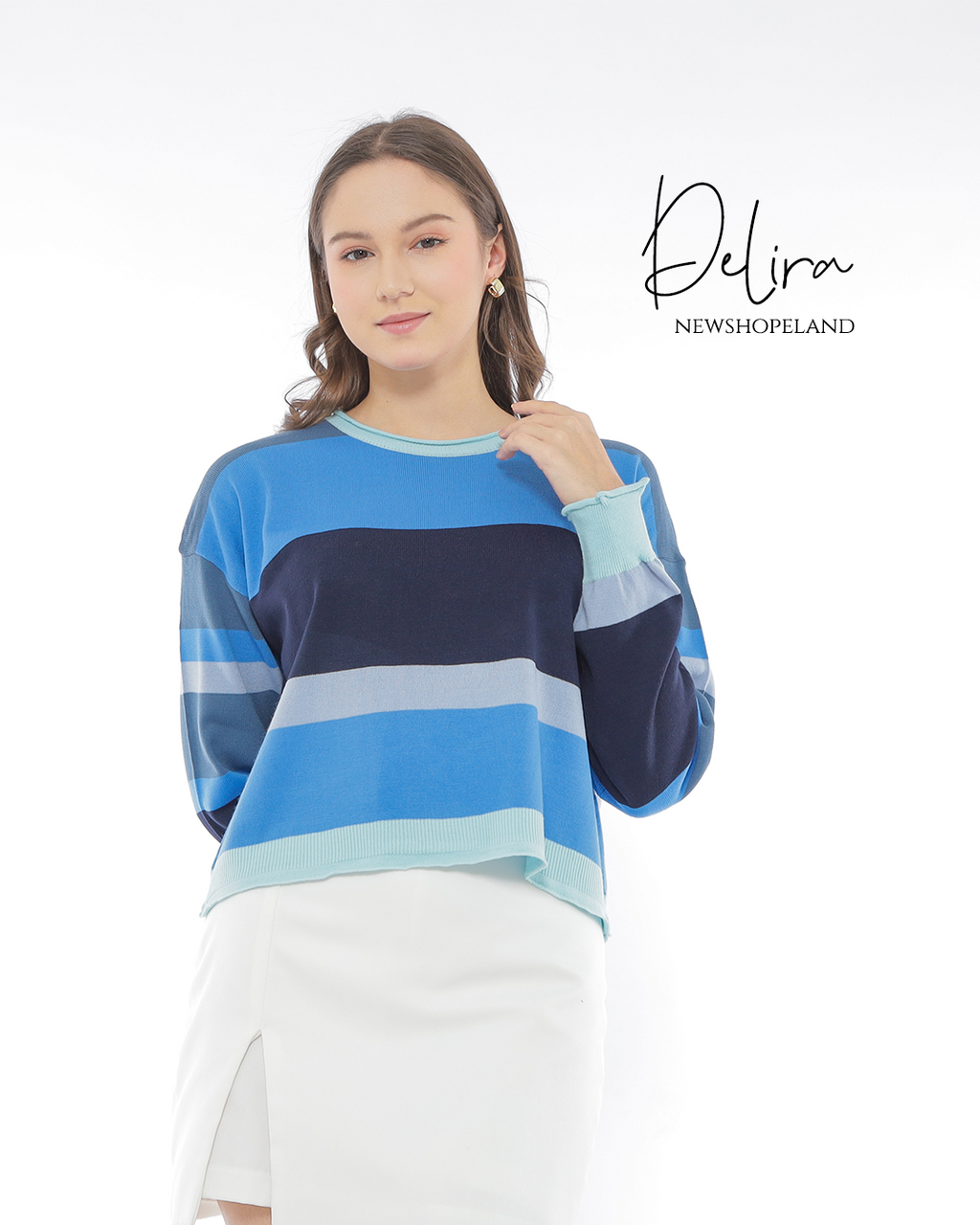 Delira Crop Sweater Premium