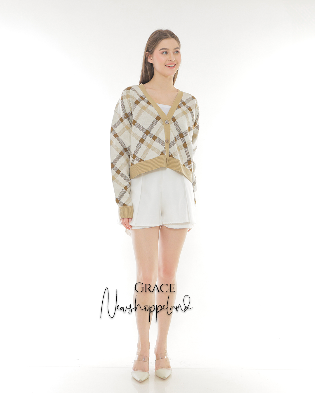 Grace Crop Cardigan Oversize Premium