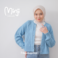 Minji Cardigan Cable Knit Premium