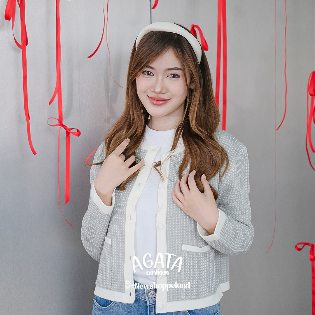 Agata Pocket Knit Crop Cardigan