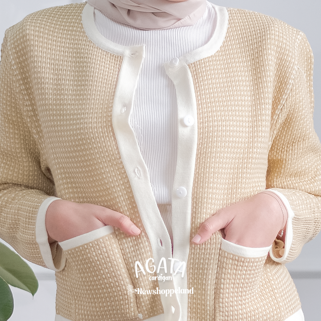 Agata Pocket Knit Crop Cardigan
