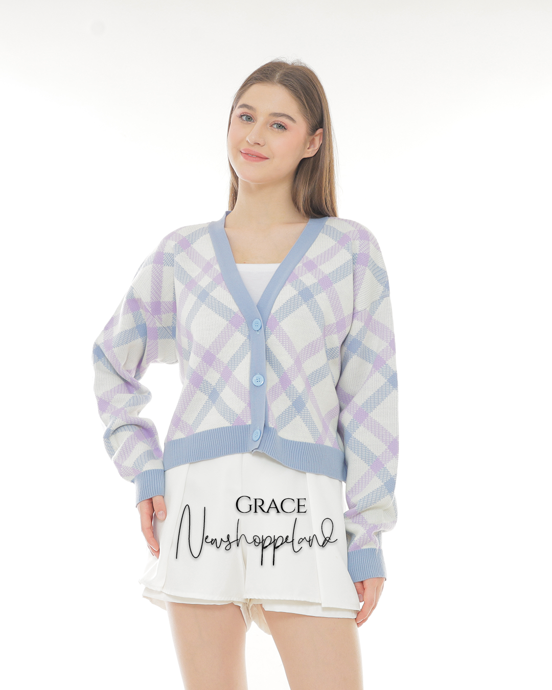 Grace Crop Cardigan Oversize Premium