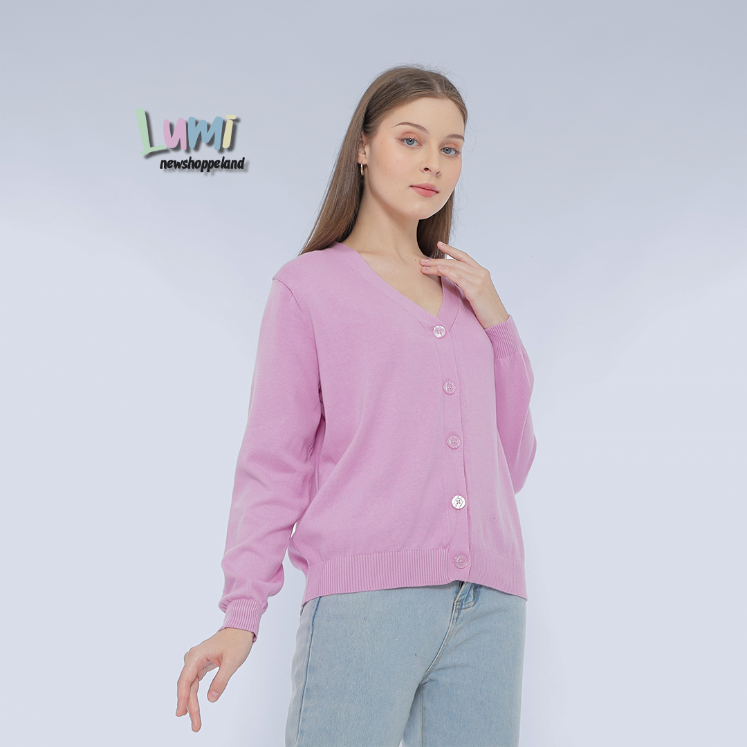 Lumi Cardigan Rajut Cotton Premium Korean Style