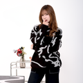Daren Abstract Crewneck Knit Sweater