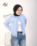 Nirvana Tiles Pattern Cardigan Knit Premium