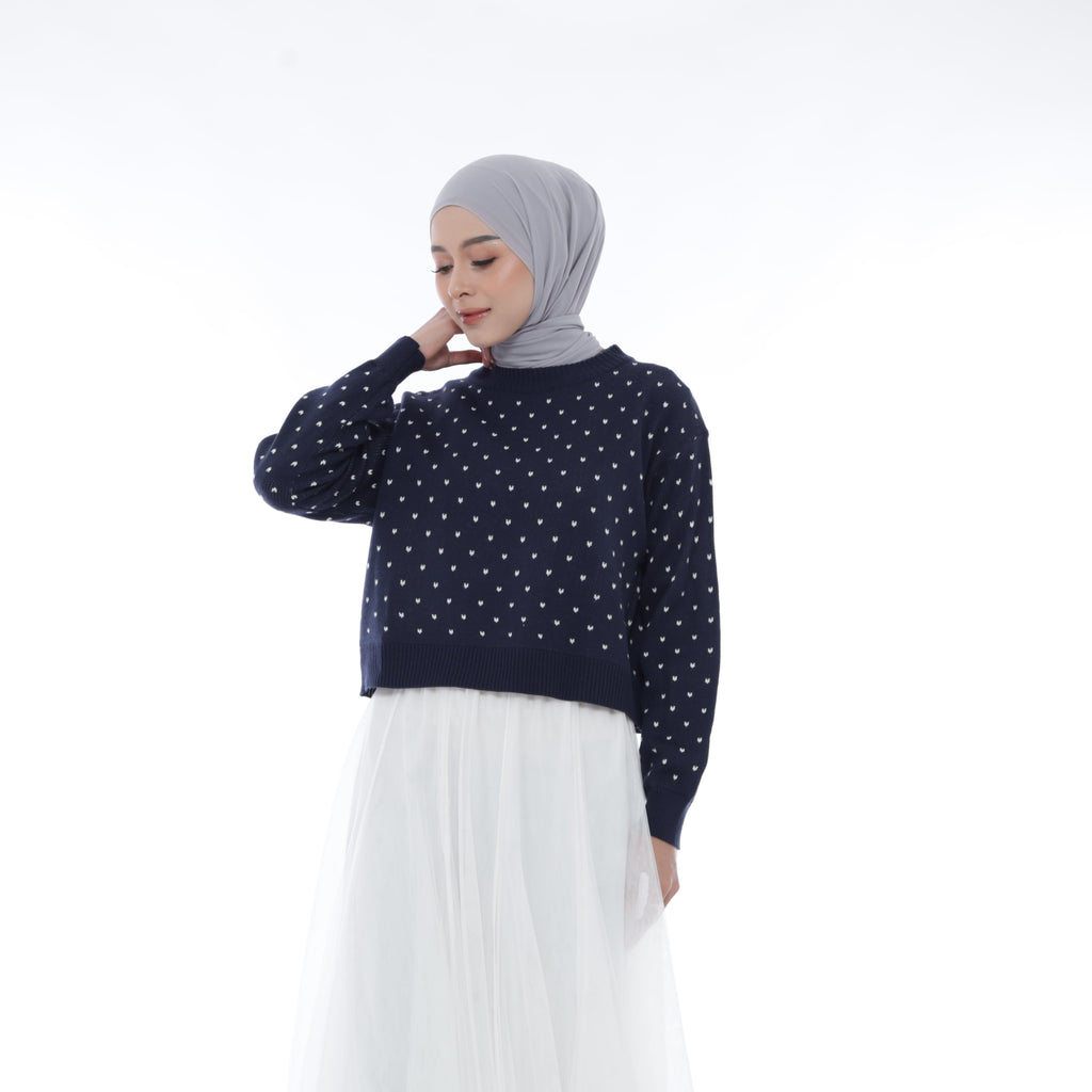 Pristine Mini Bow Knit Sweater