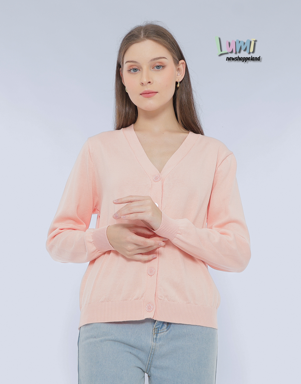 Lumi Cardigan Rajut Cotton Premium Korean Style