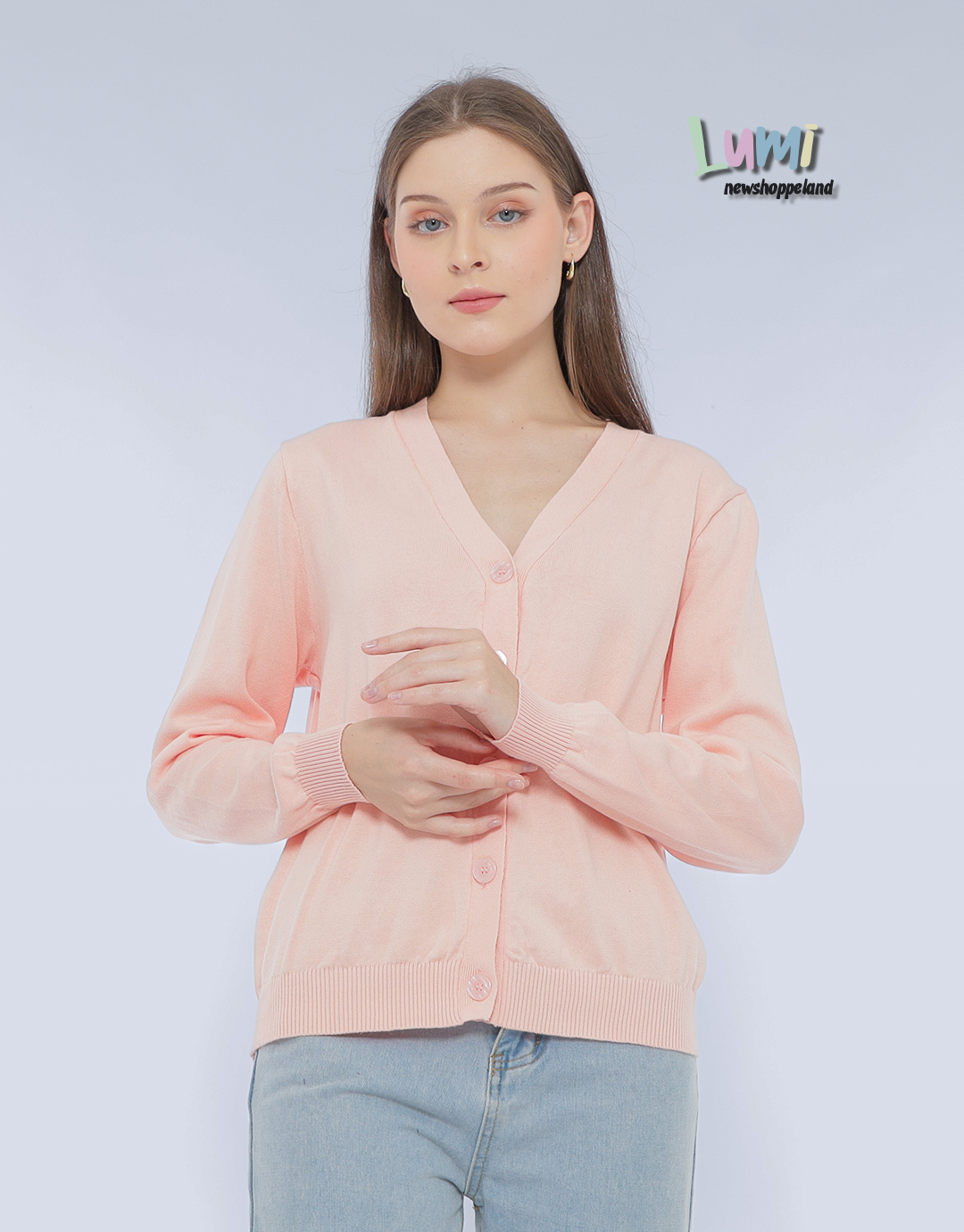 Lumi Cardigan Rajut Cotton Premium Korean Style
