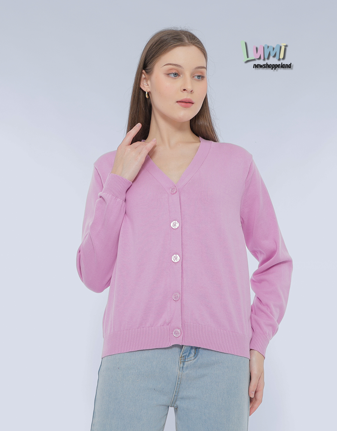 Lumi Cardigan Rajut Cotton Premium Korean Style