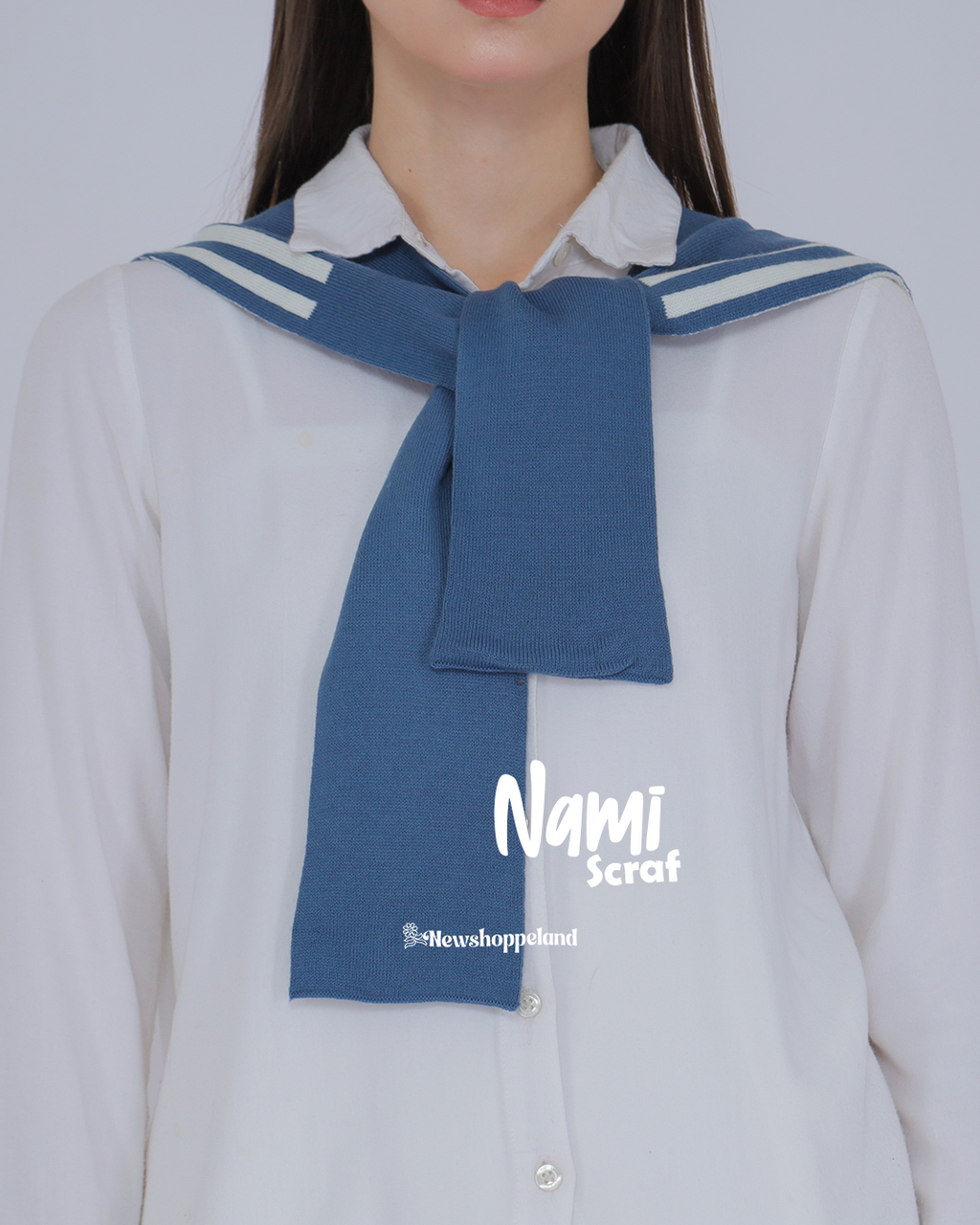 Nami Scarf Sailor Collar Knit Premium