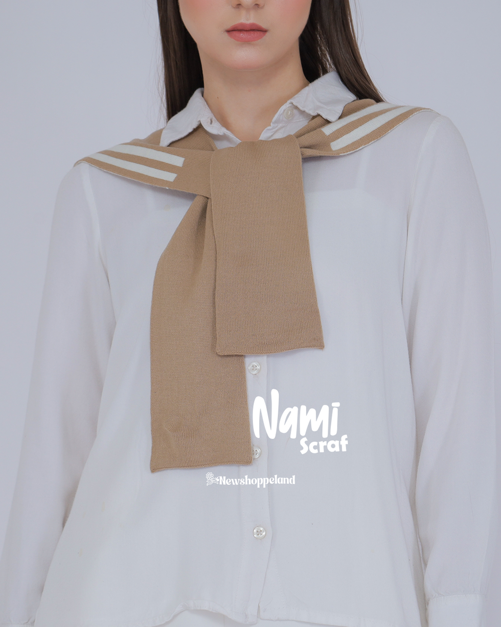 Nami Scarf Sailor Collar Knit Premium