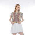 Kyra Heritage Argyle Vest