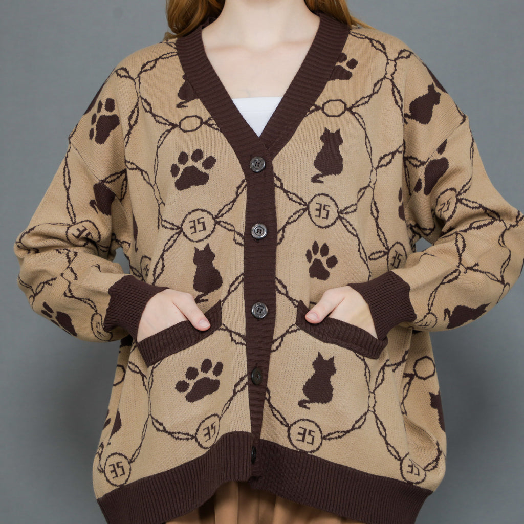 Kitten Paw Knit Cardigan